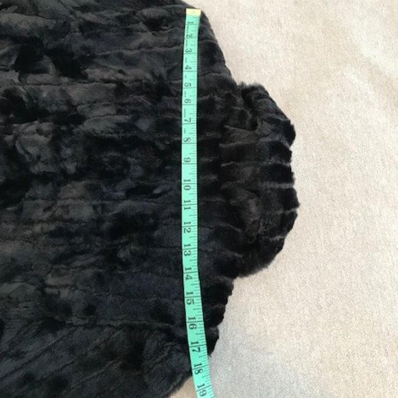 Esprit Black Faux Fur Jacket - Picture 8 of 15